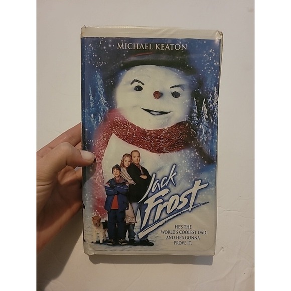 Jack Frost VHS 1999 Video Tape Michael Keaton World's Coolest Dad VTG Clamshell - Picture 1 of 1